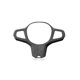 thumbnail image 1 of Para 19-22 X5 Cubierta de cuero para panel de volante Pegatinas de modificación de moldura de volante Negro, Negro, 1 of 5