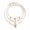 03 necklace gold, variant on 3pcs/Pack Trendy Sea Charm Neck Chain Adjustable Shell And Beads Necklaces Neckwear for Vacation And Everyday Wear