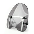 thumbnail image 5 of Grey Windscreen Windshield For Suzuki Honda Kawasaki Yamaha Touring Softail Dyna, 5 of 6