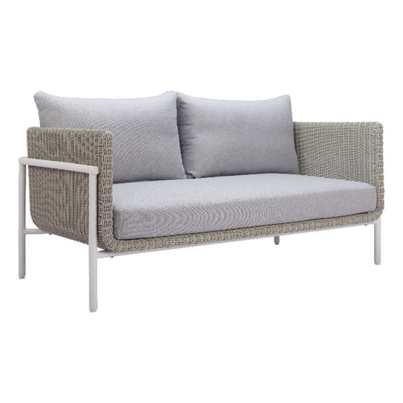 ZUO Frais Loveseat Gray