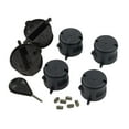 thumbnail image 3 of koolsoo Planche de Surf Plug, 6Pcs Planche de Surf Queue Gouvernail Fente Queue Gouvernail Ronde Tasse avec Vis, 3 of 8