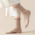 thumbnail image 4 of Misright Womens Ruffle Embellished Toe Socks Wicking Comfortable Appropriate Toe Socks for Activity, 4 of 20