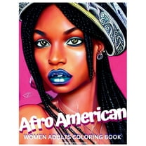 Afro American Women Adults Coloring Book, (Paperback)