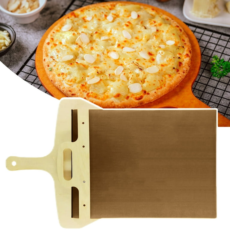 Hariumiu Space-Saving Pizza Peel Sliding Pizza Peel with Hanging Hole Convenient Pizza Spatula Paddle for Home Kitchen, Size: XS