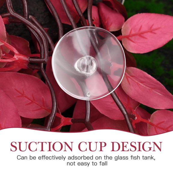 Tineasur T-1033A4 Red Artificial Water Grass Simulation Plant for Fish Decor