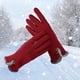 thumbnail image 5 of Guantes de invierno para mujer Pantalla táctil Fleece Grueso Cálido Cómodo rojo Zulema Guantes de invierno para mujer, 5 of 8