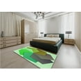 thumbnail image 5 of Ahgly Company Machine Washable Indoor Rectangle Transitional Fern Green Area Rugs, 8' x 10', 5 of 7