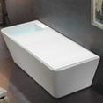 thumbnail image 5 of 70.87*31.5 Helpful Assistant Modern White Rectangular PVC Foldable Bathtub Cover for Hotels, Homes, 5 of 20