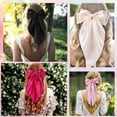 thumbnail image 7 of 6PCS Hair Bows for Women Girls Big Hair Bows Clip Silky Satin Large Hair Ribbons Oversized Long Tail Hair Bows Hair Barrettes Hair Accessories Gifts, 7 of 7