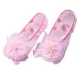 thumbnail image 2 of Eltusu Girls Ballet Dance Shoes, No Slip Breathable Comfort Stretch Ballet Slippers Practice Shoes Pink Size 2-13 T, 2 of 6