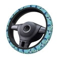 thumbnail image 4 of Kll Car Steering Wheel Cover, Universal 15 Inch, Soft Elastic And Comfortable,Car Accessories Decorations-Flying Swallows And Spring Flowers, 4 of 7
