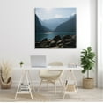 thumbnail image 2 of Stupell Industries Rocky Lakeside Mountain View Horizon Scene, 36 x 36, Design by Carol Robinson, 2 of 6