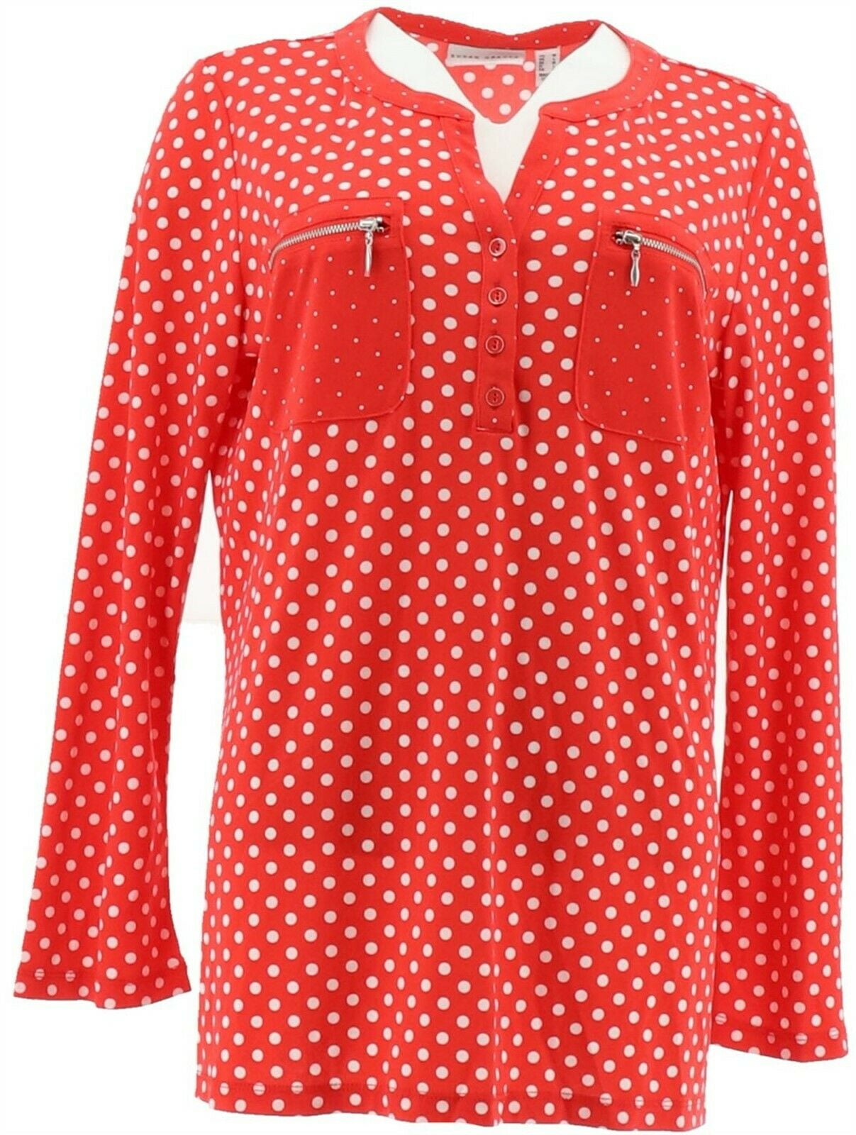 susan graver polka dot dress