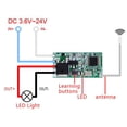 thumbnail image 4 of 433Mhz 1CH RF Relais Récepteur Sans Fil Télécommande Interrupteur de Lumière micro module, 4 of 5