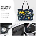thumbnail image 3 of Fotbe Funny Spaceships Bolsa de Viaje para Playa - Resistente al Agua, Bolsa Tote de Gran Capacidad y Ligera con 7 Bolsillos para Mujeres y Hombres, 3 of 7