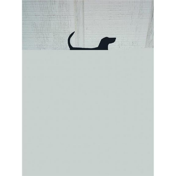 The Lazy Scroll  Basset Hound Roof Mount Weathervane