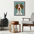 thumbnail image 4 of DIY 5D Diamond Art Brown Spotted Dog Paint with Full Drill Round Diamond Gems Painting by Number Kits for Adults Art Craft Home Wall Decor 15.8x19.8in, 4 of 8