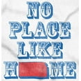 thumbnail image 2 of No Place Home Heart Land State Kansas Men's Graphic T Shirt Tees Brisco Brands X, 2 of 4