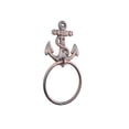 thumbnail image 2 of Rustic Copper Cast Iron Anchor Towel Holder 8.5" - Decorative Anchor - Nautical Theme, 2 of 2