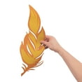 thumbnail image 3 of Rio Mosaic Feather Cut Outs - Party Decor - 6 Pieces, 3 of 3
