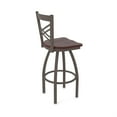 thumbnail image 2 of 820 Catalina 25" Swivel Counter Stool with Bronze Finish and Medium Oak Seat, 2 of 2