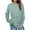 Light Blue womens sweatshirt, variant on Usmixi Womens Winter Sweatshirt Womens Fleece Sweatshirt Casual Solid Long Sleeve Round Neck Pullover Sweatshirt Soft Plush Plus Size Ladies Sweatshirt Tops 2025 Sweatshirt