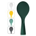 thumbnail image 1 of Pagaie de Riz, Spatule de Riz Debout en Silicone avec Cuillère à Riz Antiadhésive, Cuillère à Riz Résistante à la Chaleur, Cuillère à Servir pour le Riz (Vert Riche), 1 of 7