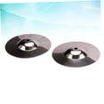 thumbnail image 3 of MERRYHAPY 2Ud Cymbales De Plata Para Batería Con Tono Delicado Resistente A Golpes Y Deformación, 3 of 8