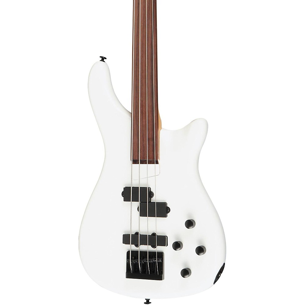 Rogue LX200BF Fretless Series III Electric Bass Guitar - Pearl White