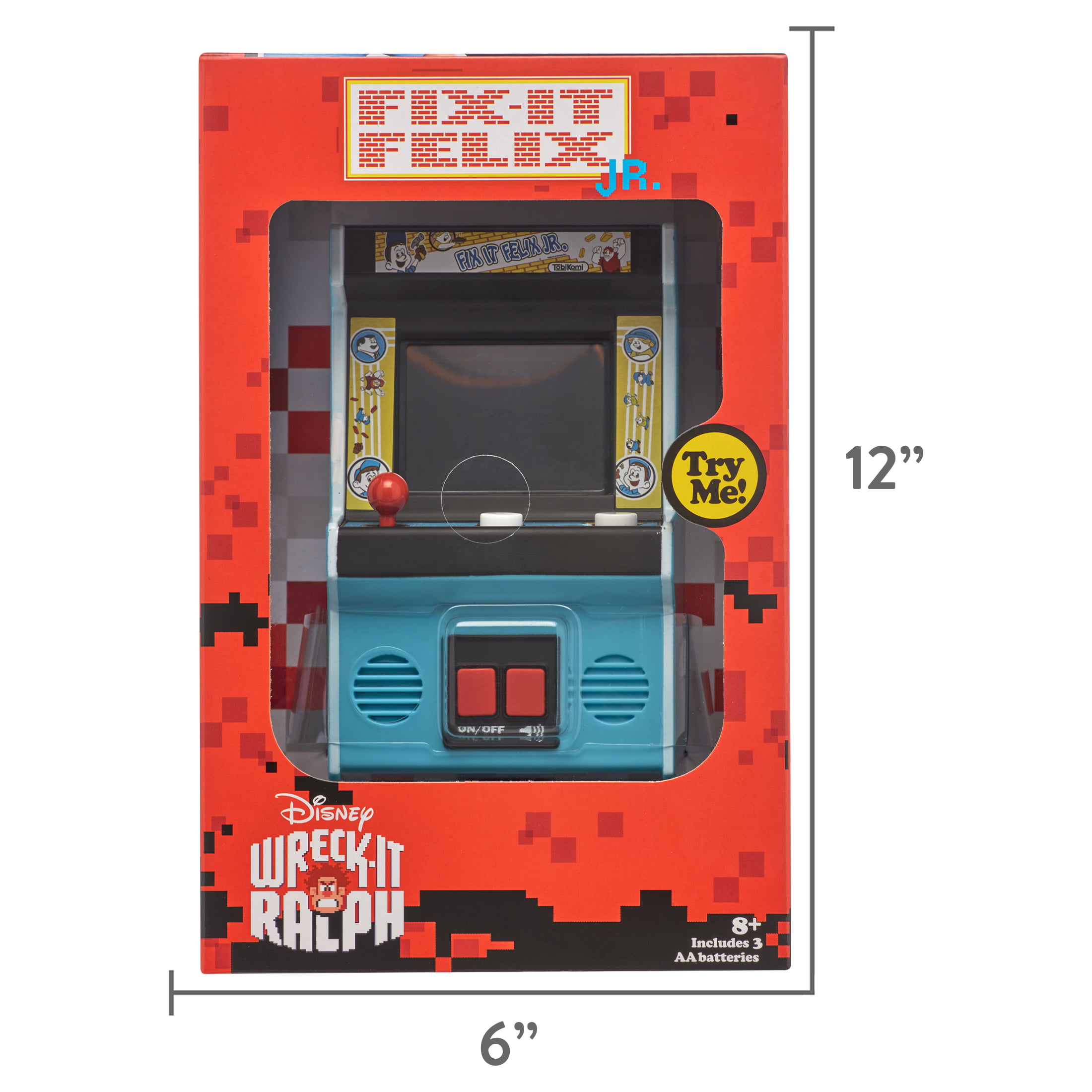 Fix It Felix Mini Arcade Game Wreck it Ralph Fun Portable Video Game Child Gift 