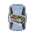 thumbnail image 5 of Cook with Color 4-Compartment Mini Snack Box Food Storage Carrier, Charcuterie Container, Portable and Dishwasher Safe, Blue, 5 of 5