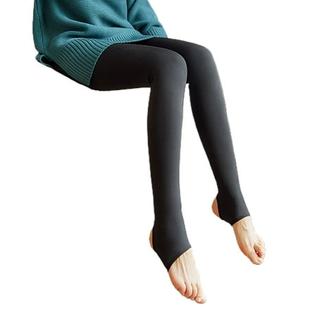 

rygai Fashion Women Autumn Winter Elastic Seamless Thickened Warm Leggings Pantyhose One Size 4