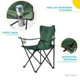 thumbnail image 4 of Silla Plegable Compacta THE FINIX Portátil Camping Exterior Verde 6.49 pulg, 4 of 7