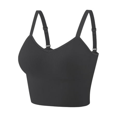 

Women s Loose Cami with Built-in Shelf Bra Adjustable Strap Summer Sleeveless Tank Top Padded Camisole Sleeveless Tank Top for Home Sports Yoga