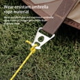 thumbnail image 2 of Soidarity Paquete de 4 cuerdas de viento para tienda de campaña, ajustable, luminoso, para senderismo, camping, escalada, dosel, hebillas de cordón, Type2 NO2 Soidarity OD027496-05, 2 of 6