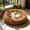 thumbnail image 5 of Calming Donut Dog Bed Small Round Cuddler Washable Anti-Anxiety Sleeping Cushion for Dogs & Cats 40cm, 5 of 7