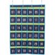 thumbnail image 1 of Small Stand Pocket Chart High School Classroom Decorations Hanging Number Phone Pouch, 1 of 3