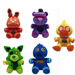 XHtang 5 Pcs Five Nights at Fre_ddy's Plushies，Five Nights at Fre_ddy's  Plush，FNAF Plushies，Gift for FNAF Plush Game Fans-B 