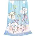 thumbnail image 1 of Throw, Flannel Blanket For Kids Cartoon Throw Bed Linen Blanket Fluffy Cozy Nap, 1 of 8