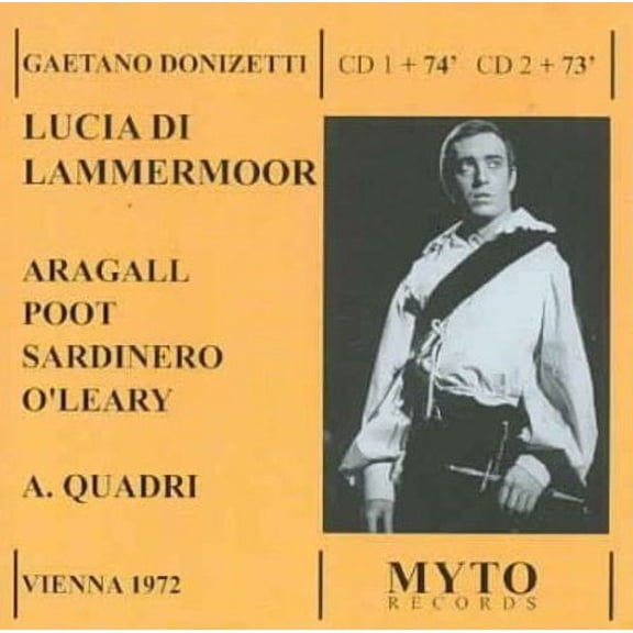 DONIZETTI: LUCIA DI LAMMERMOOR [DONIZETTI, GAETANO] [CD BOXSET] [2 DISCS] [608974503413]