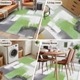 thumbnail image 5 of 2.7'x5' Area Rugs, Sage Green Grey Indoor Outdoor Area Rug for Living Room Bedroom, Modern Oil Painted Abstract Geometric Washable Bathroom Rugs Kitchen Floor Carpet Mats Home Decor Aesthetic, 5 of 8