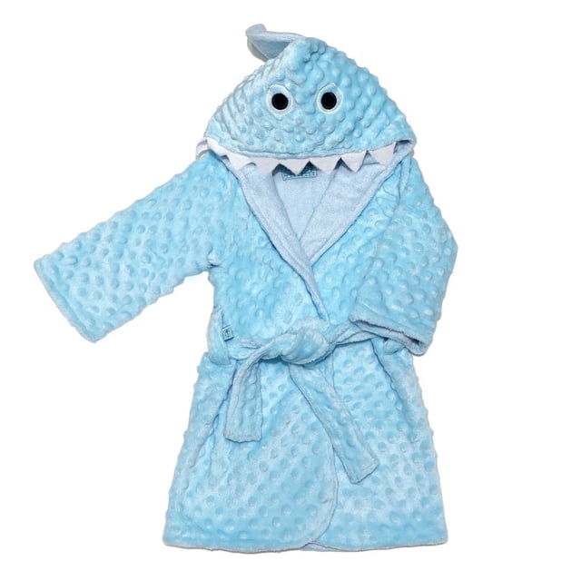 Bata de Baño Tiburón Small Soul Baby Mediana Azul BTM_AZU