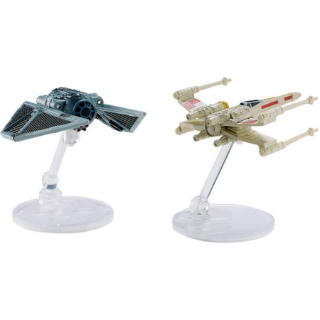Hot Wheels Star Wars Rogue One Starship TIE Striker vs X-Wing Fighter Red Five