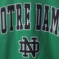 thumbnail image 4 of Men's Colosseum Kelly Green Notre Dame Fighting Irish Arch & Logo Crew Neck Sweatshirt, 4 of 4