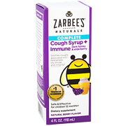 Zarbee's Naturals Children's Cough Syrup & Immune Support Liquid - Natural Berry - 4 Fl Oz