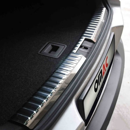 Rear Bumper Sill Cover Protector Guard for VW Tiguan 2009-17 Stainless Steel 1Pc