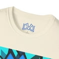thumbnail image 3 of Band of Bats, Hand drawn skate / surf Art on a Unisex Softstyle T-Shirt, 3 of 4