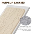 thumbnail image 3 of ChakmeOne Bathroom Rugs Sets 5 Piece, Khaki Bathroom Rug Soft Absorbent Microfiber Bath Mats and U-Shaped Contour Toilet Rug, Non-Slip Machine Wash Dry for Floor Tub and Shower, 3 of 9