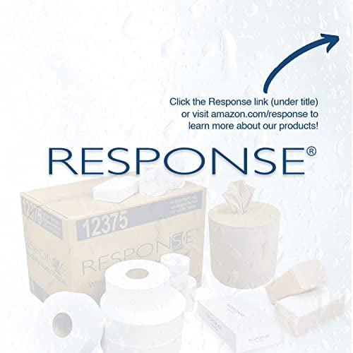 Response Heavy-Weight 2 Ply Streak Free Blue Windshield Towels ? Single Fold Packs, Blue, 2-Ply Bulk Multi-Purpose Paper Towel, Over 2000 Towels per case, (12 Pack Case)