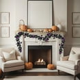 thumbnail image 4 of PuSpu 1PCS 70in Halloween Vine Garland - Plastic Thanksgiving & Halloween Decoration for Fireplace Staircase Indoor Outdoor, 4 of 6